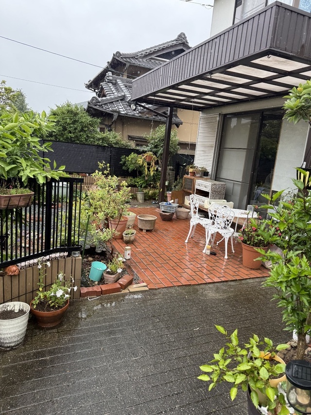樋田の この一枚「テラス施工前現調」
