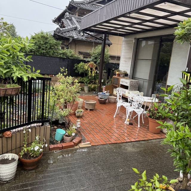 テラス施工前現調